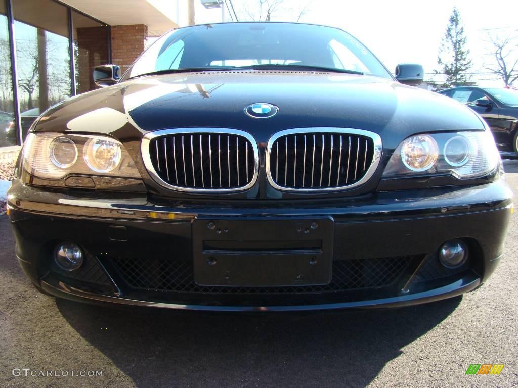 2006 3 Series 330i Convertible - Jet Black / Black photo #2