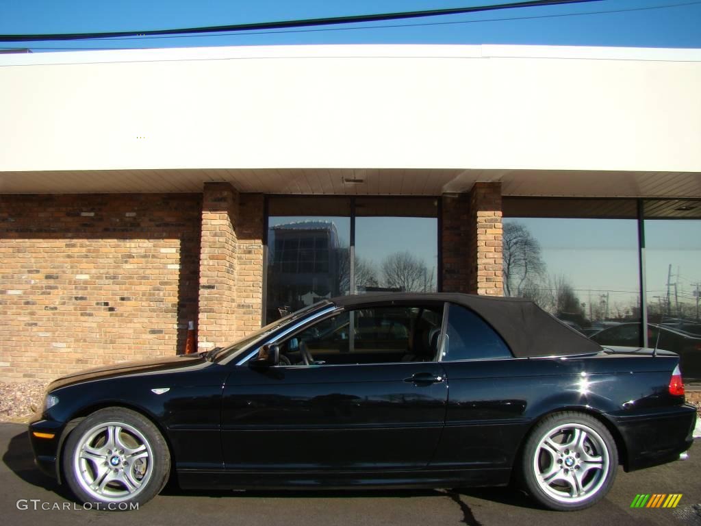 2006 3 Series 330i Convertible - Jet Black / Black photo #3