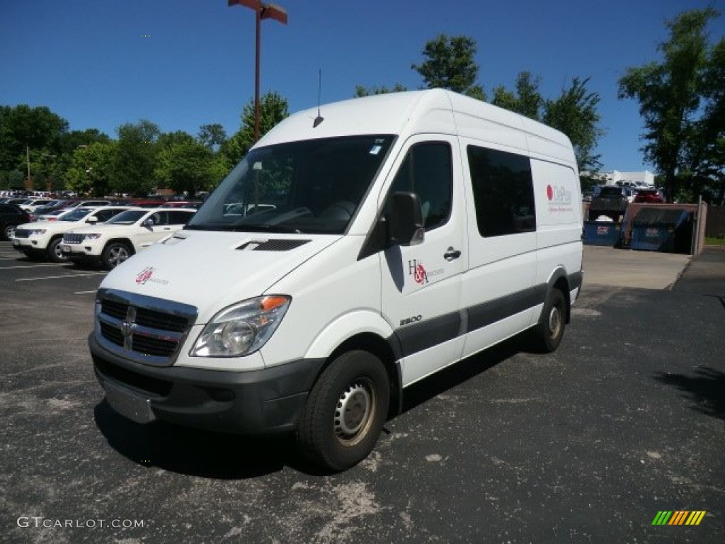 Arctic White Dodge Sprinter Van