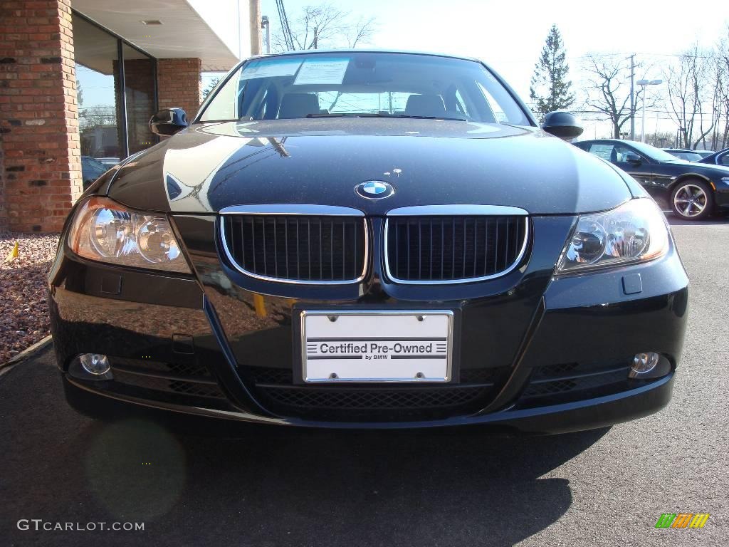 2006 3 Series 325xi Sedan - Jet Black / Grey photo #2