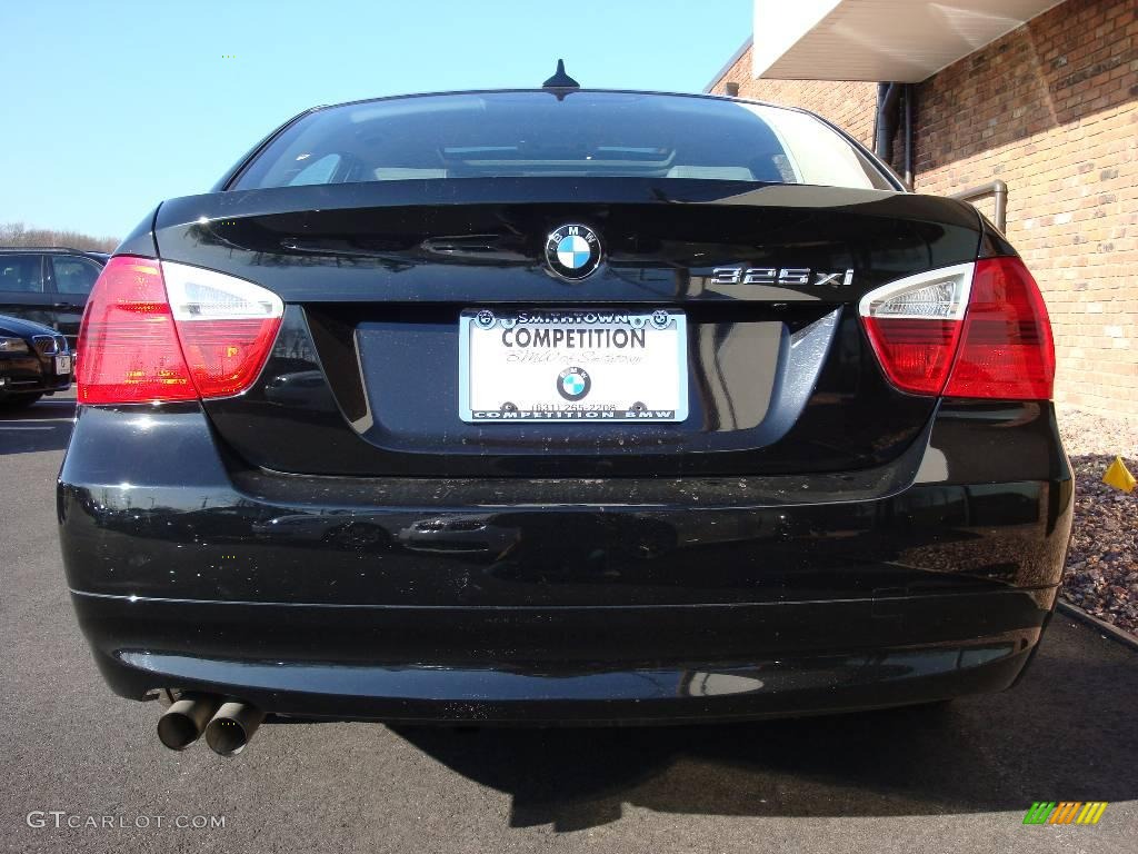 2006 3 Series 325xi Sedan - Jet Black / Grey photo #6