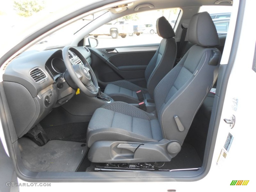 Titan Black Interior 2012 Volkswagen Golf 2 Door Photo #64960771