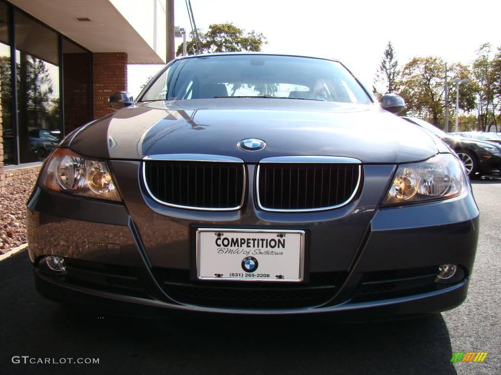 2006 3 Series 325i Sedan - Sparkling Graphite Metallic / Grey photo #2