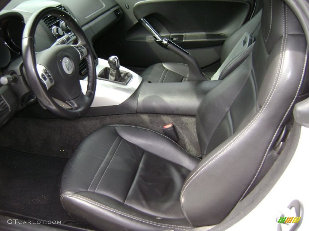 Black Interior 2008 Saturn Sky Roadster Photo #64962379