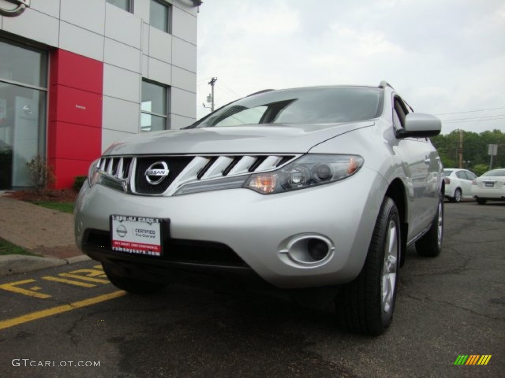 2009 Murano S AWD - Brilliant Silver Metallic / Black photo #1
