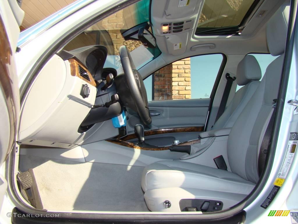 2006 3 Series 330i Sedan - Titanium Silver Metallic / Grey photo #9