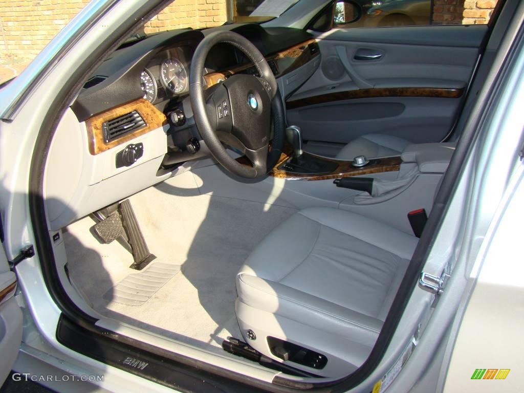 2006 3 Series 330i Sedan - Titanium Silver Metallic / Grey photo #10