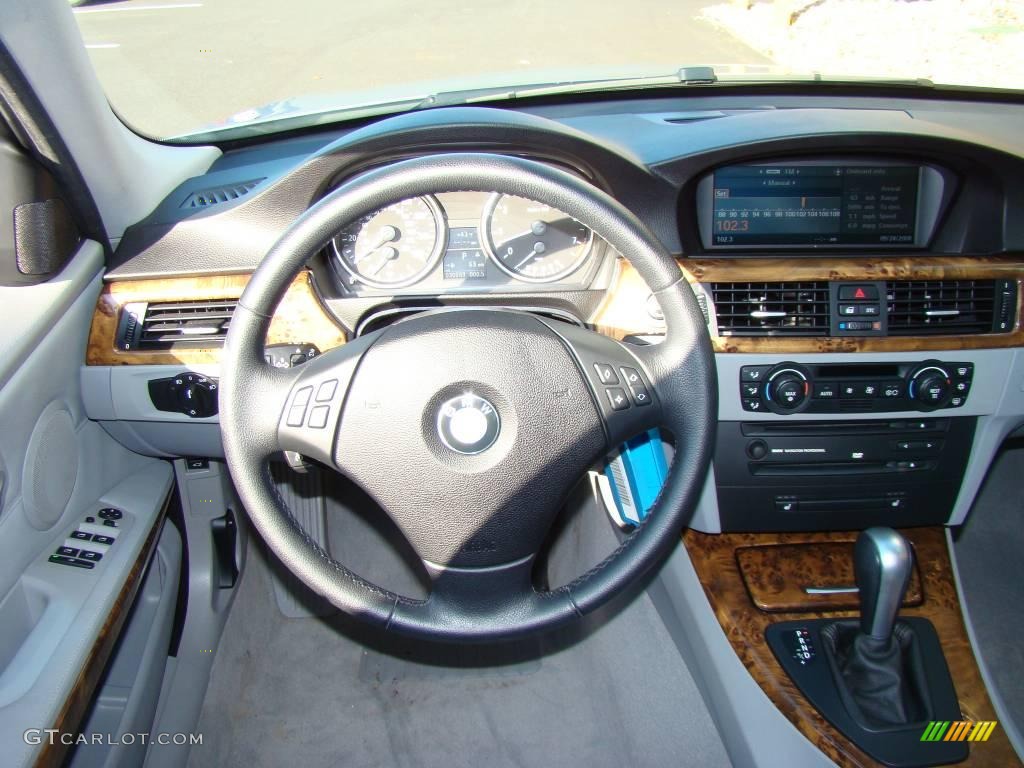 2006 3 Series 330i Sedan - Titanium Silver Metallic / Grey photo #11