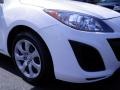 2011 Crystal White Pearl Mica Mazda MAZDA3 i Sport 4 Door  photo #2
