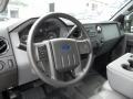 Steel Gray 2011 Ford F250 Super Duty XLT SuperCab Commercial Steering Wheel