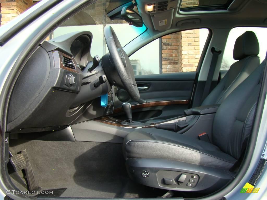 2006 3 Series 325i Sedan - Quartz Blue Metallic / Black photo #9