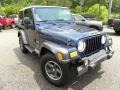 2004 Patriot Blue Pearl Jeep Wrangler X 4x4  photo #1