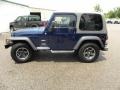 2004 Patriot Blue Pearl Jeep Wrangler X 4x4  photo #2