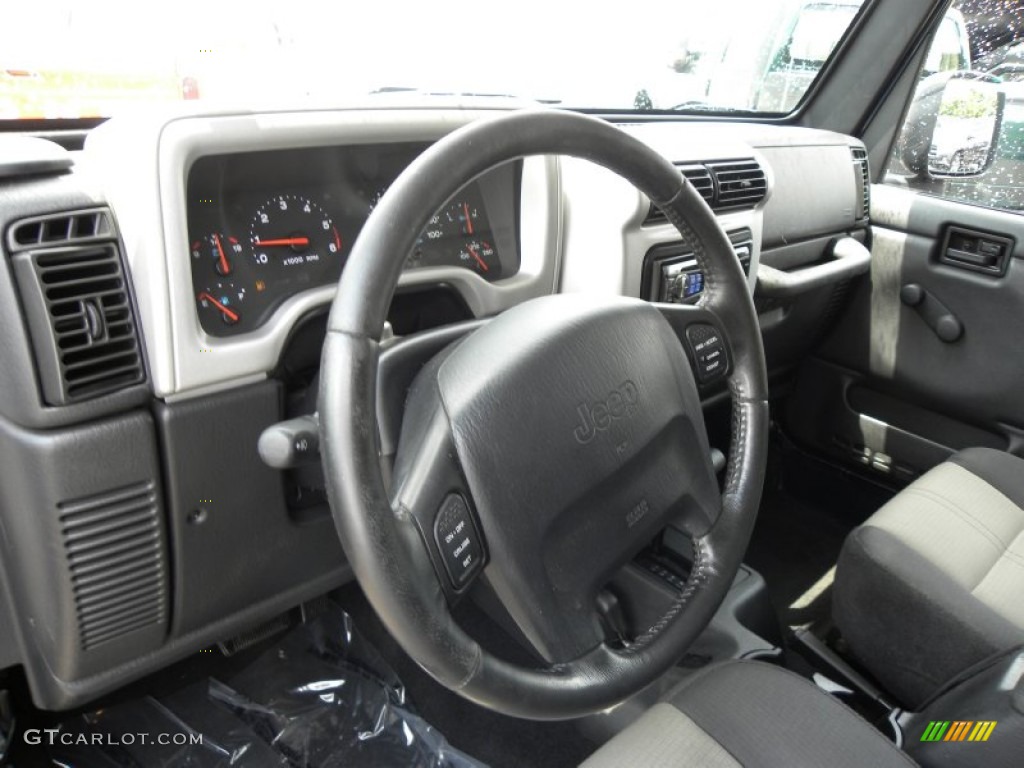 2004 Wrangler X 4x4 - Patriot Blue Pearl / Dark Slate Gray photo #3