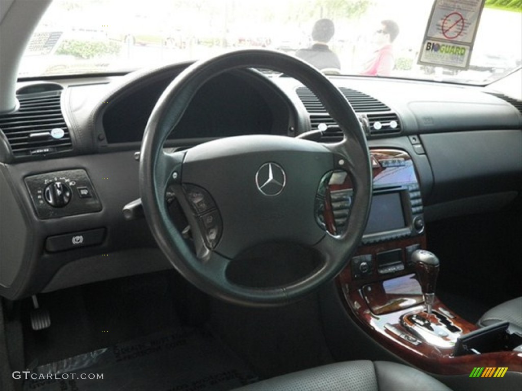 2003 Mercedes-Benz CL 55 AMG Charcoal Dashboard Photo #64964839