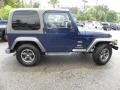 2004 Patriot Blue Pearl Jeep Wrangler X 4x4  photo #7