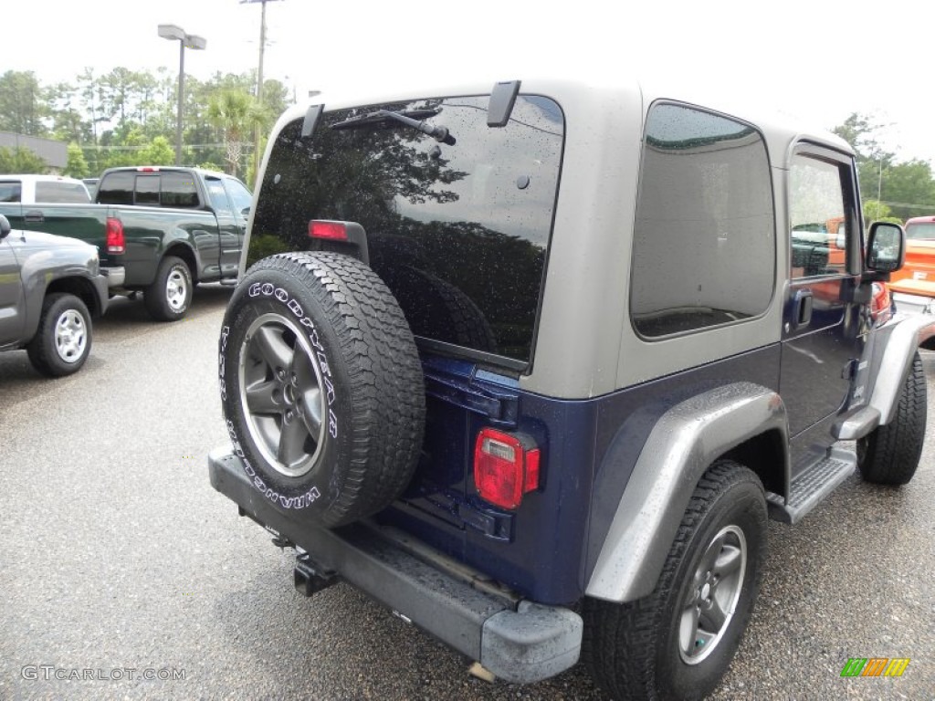2004 Wrangler X 4x4 - Patriot Blue Pearl / Dark Slate Gray photo #8