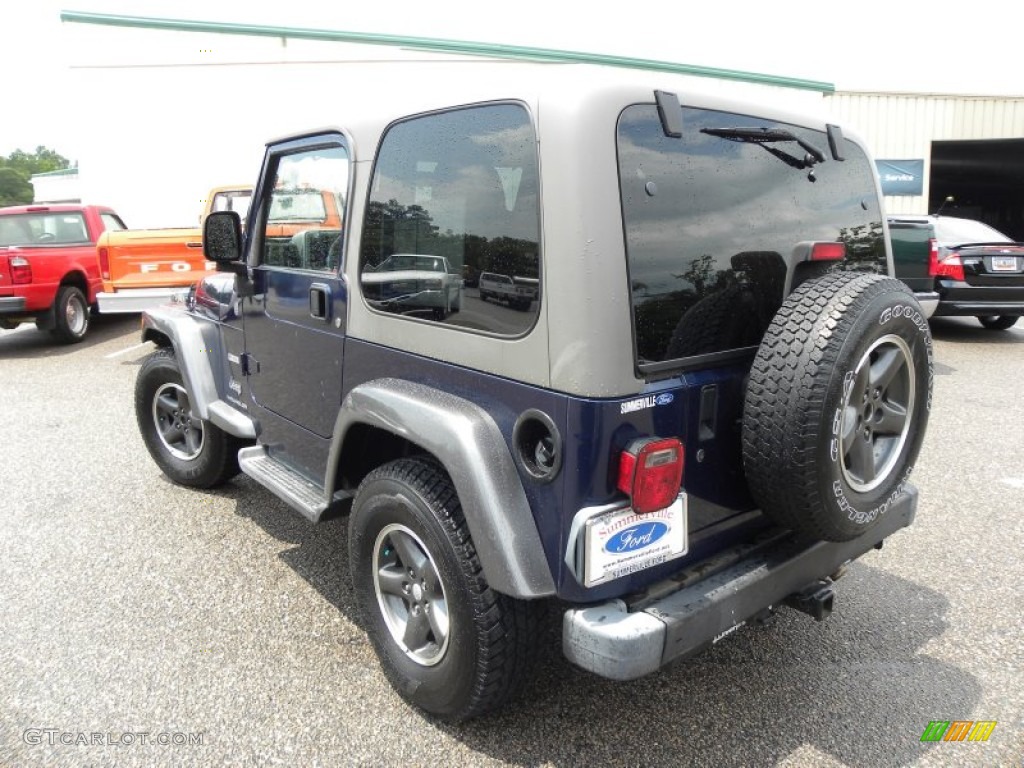 2004 Wrangler X 4x4 - Patriot Blue Pearl / Dark Slate Gray photo #11