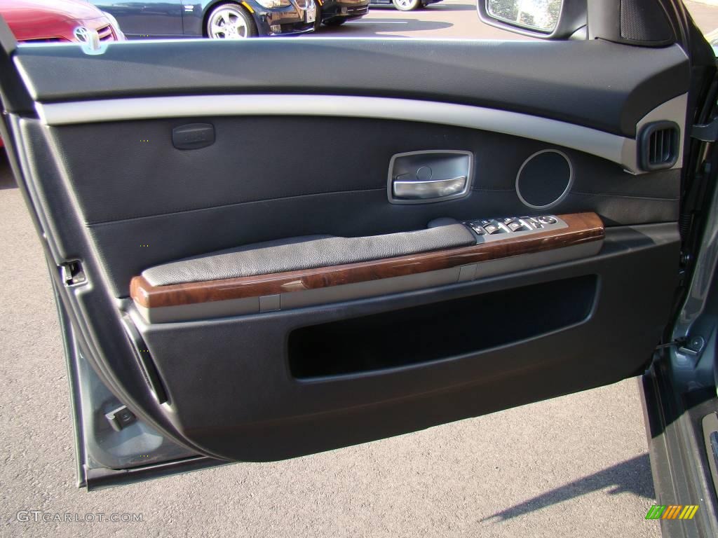 2006 7 Series 750Li Sedan - Titanium Grey Metallic / Black/Black photo #7
