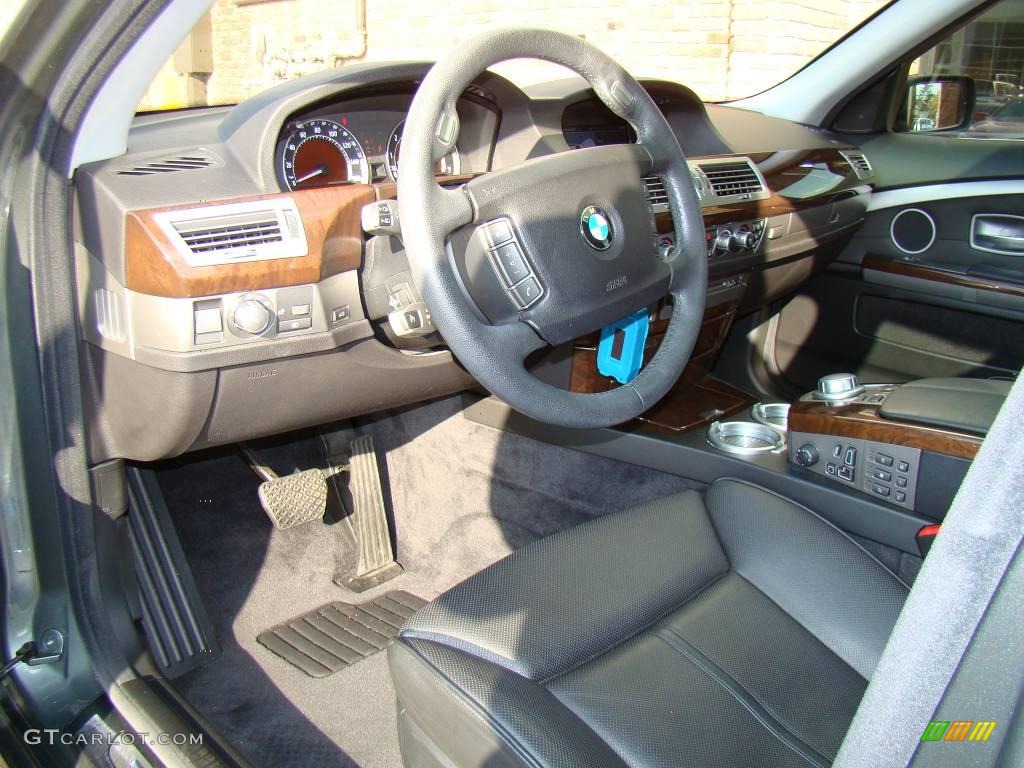 2006 7 Series 750Li Sedan - Titanium Grey Metallic / Black/Black photo #8