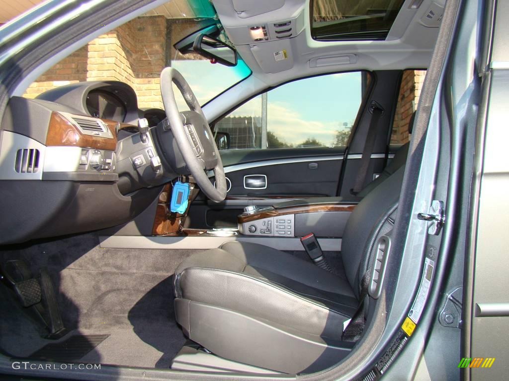 2006 7 Series 750Li Sedan - Titanium Grey Metallic / Black/Black photo #9