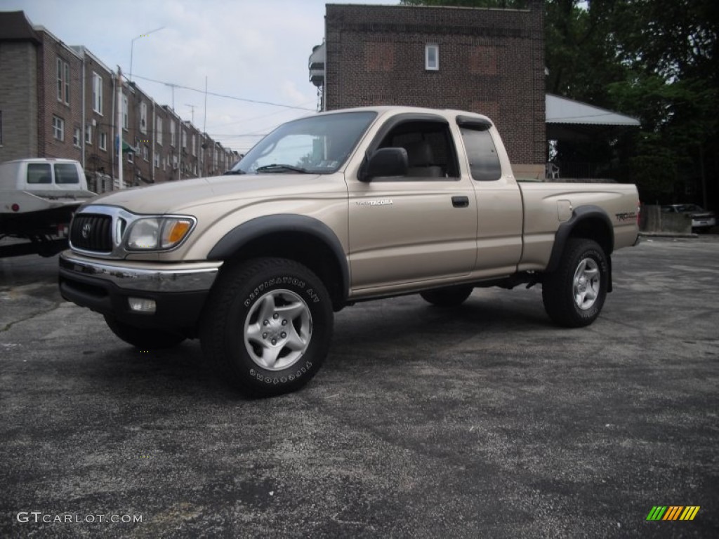 2003 Tacoma V6 TRD Xtracab 4x4 - Mystic Gold Metallic / Oak photo #1