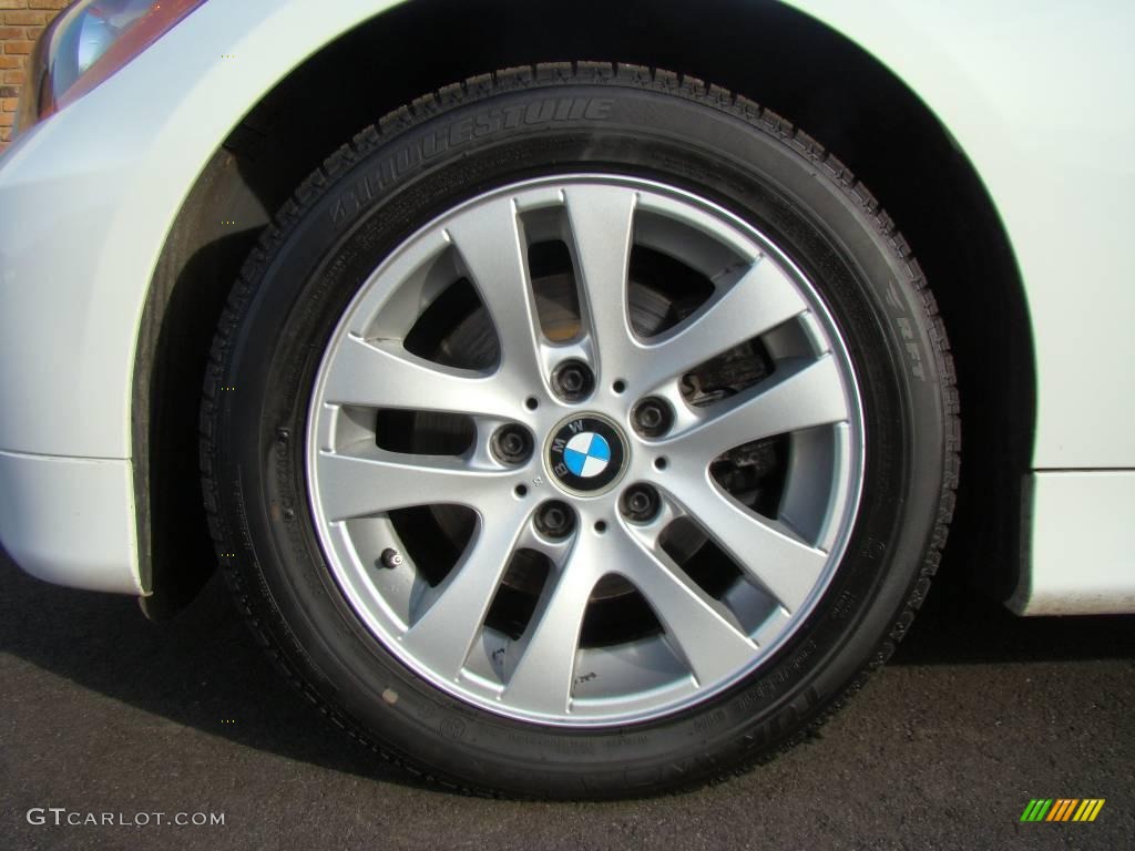 2007 3 Series 328xi Sedan - Alpine White / Beige photo #6