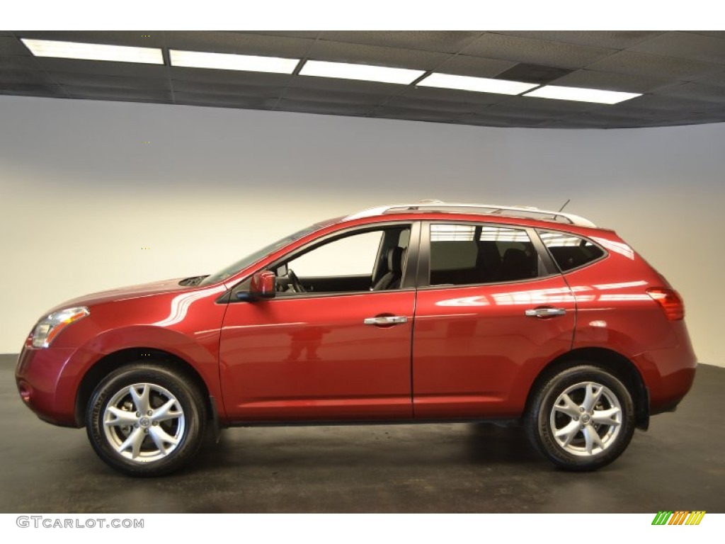 2010 Rogue SL - Venom Red / Black photo #3