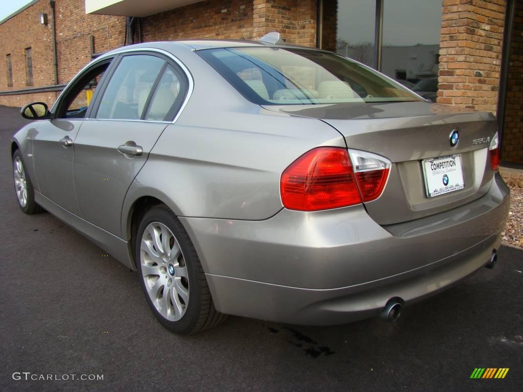 2007 3 Series 335xi Sedan - Platinum Bronze Metallic / Beige photo #5