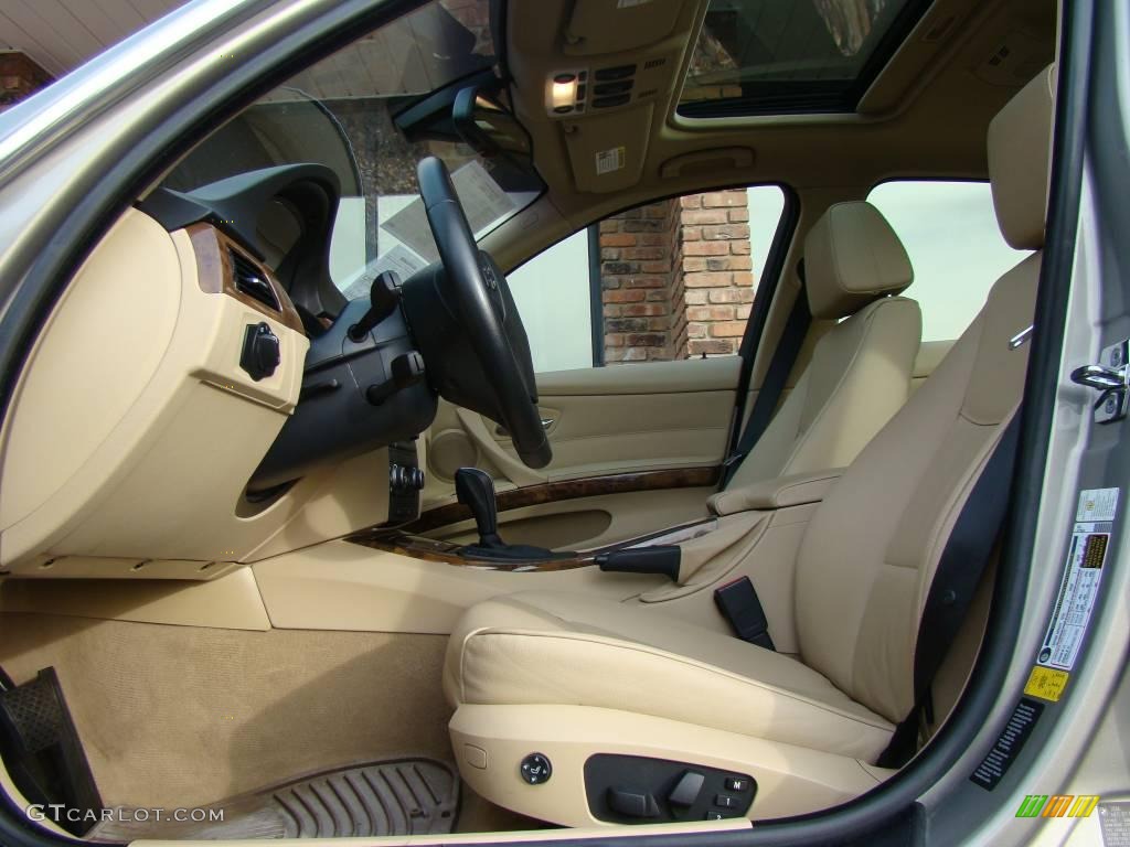 2007 3 Series 335xi Sedan - Platinum Bronze Metallic / Beige photo #9