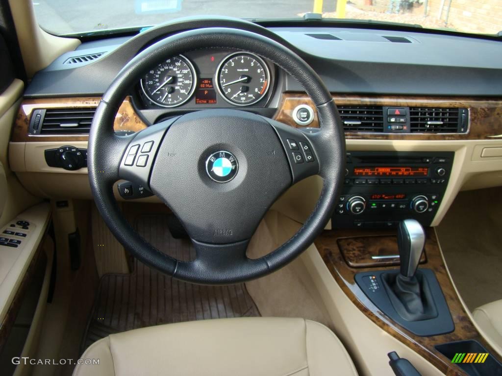 2007 3 Series 335xi Sedan - Platinum Bronze Metallic / Beige photo #11