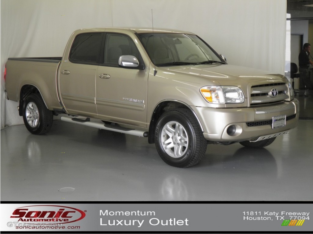 2006 Tundra SR5 Double Cab - Desert Sand Mica / Taupe photo #1