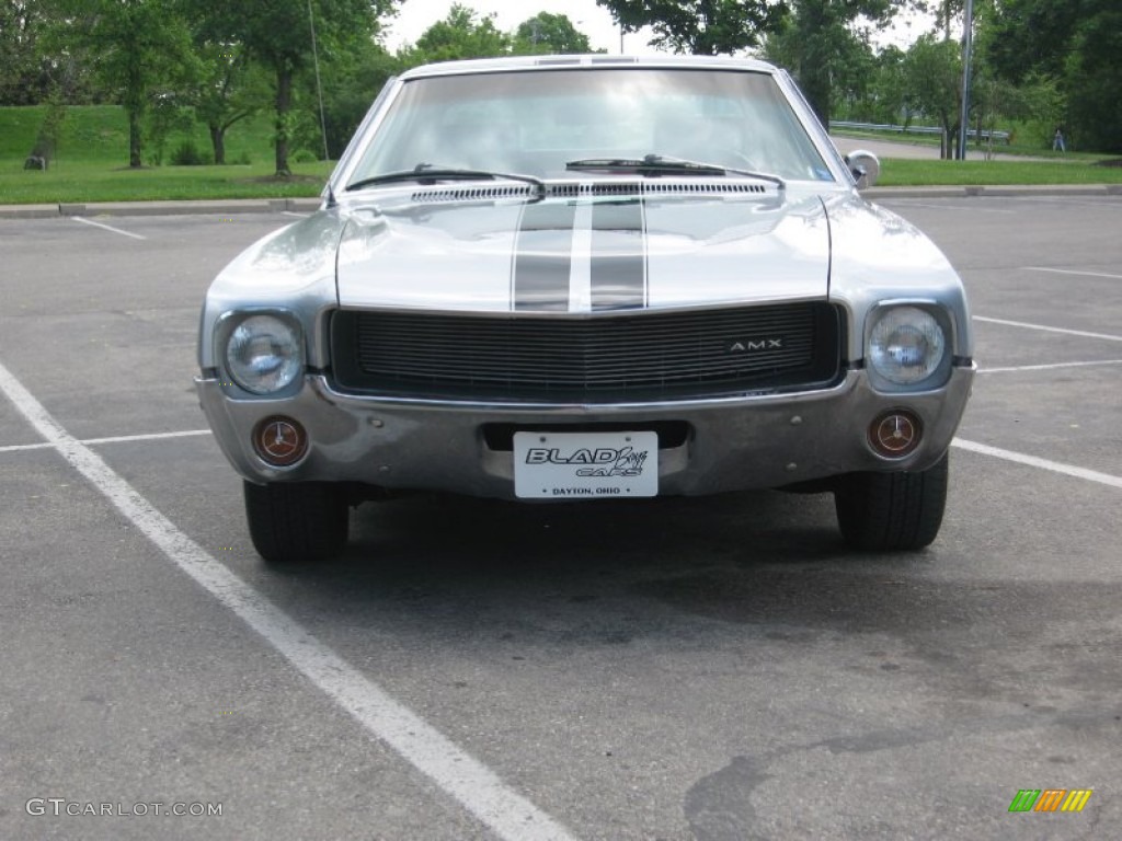 1968 AMX 390 - Turbo Silver Metallic / Red photo #16