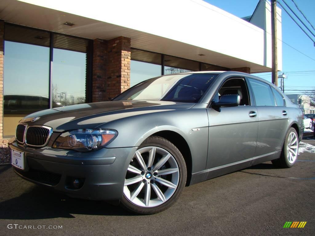 2007 7 Series 750Li Sedan - Titanium Grey Metallic / Black photo #1