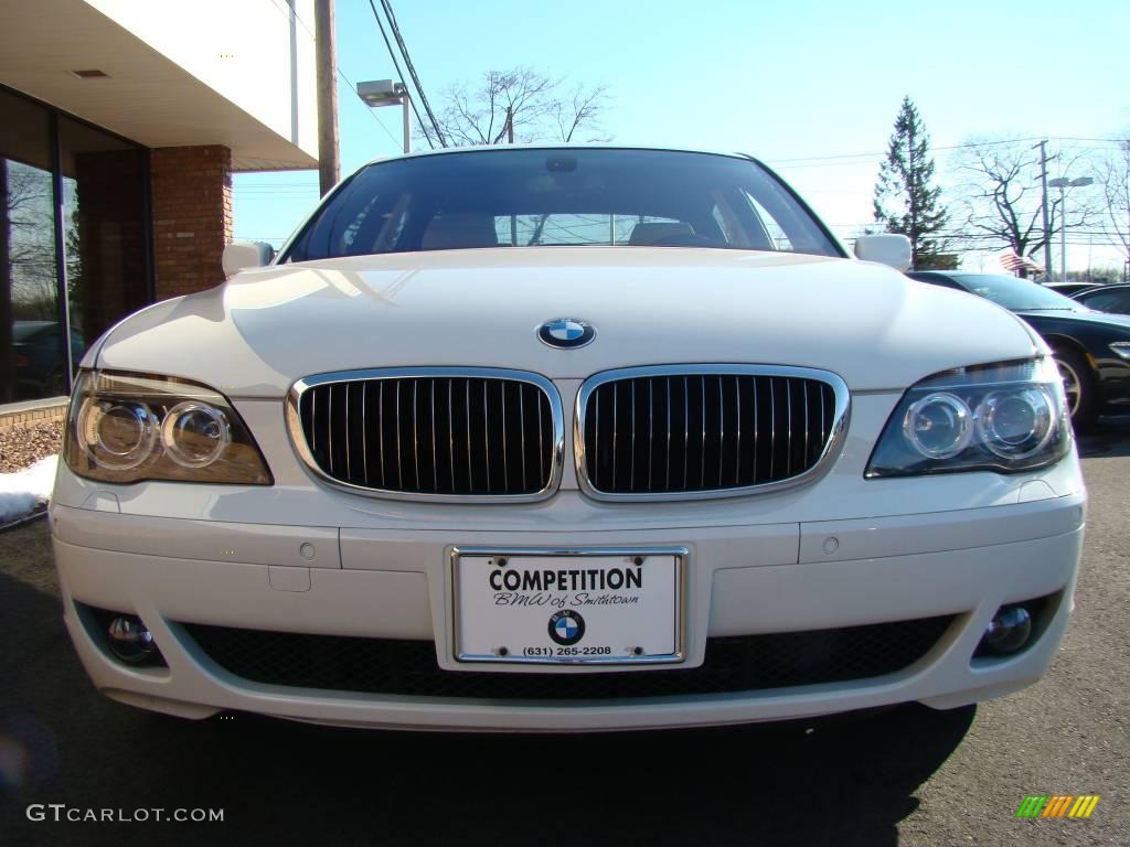 2007 7 Series 750Li Sedan - Alpine White / Cream Beige photo #2