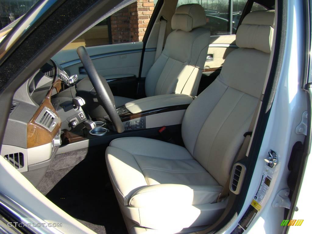 2007 7 Series 750Li Sedan - Alpine White / Cream Beige photo #7