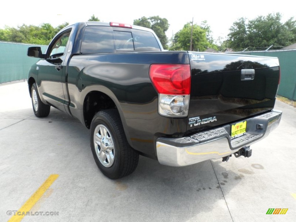 2007 Tundra SR5 Regular Cab - Black / Beige photo #5