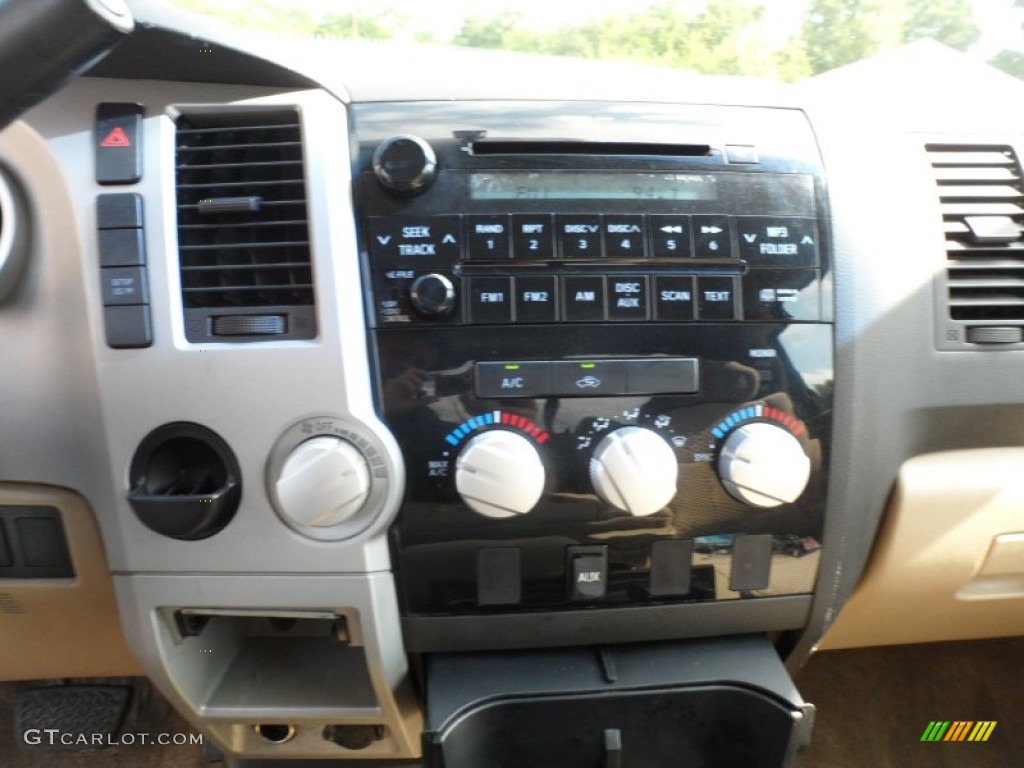 2007 Tundra SR5 Regular Cab - Black / Beige photo #34