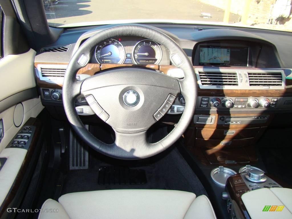 2007 7 Series 750Li Sedan - Alpine White / Cream Beige photo #10