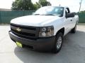 2007 Summit White Chevrolet Silverado 1500 Work Truck Regular Cab  photo #7