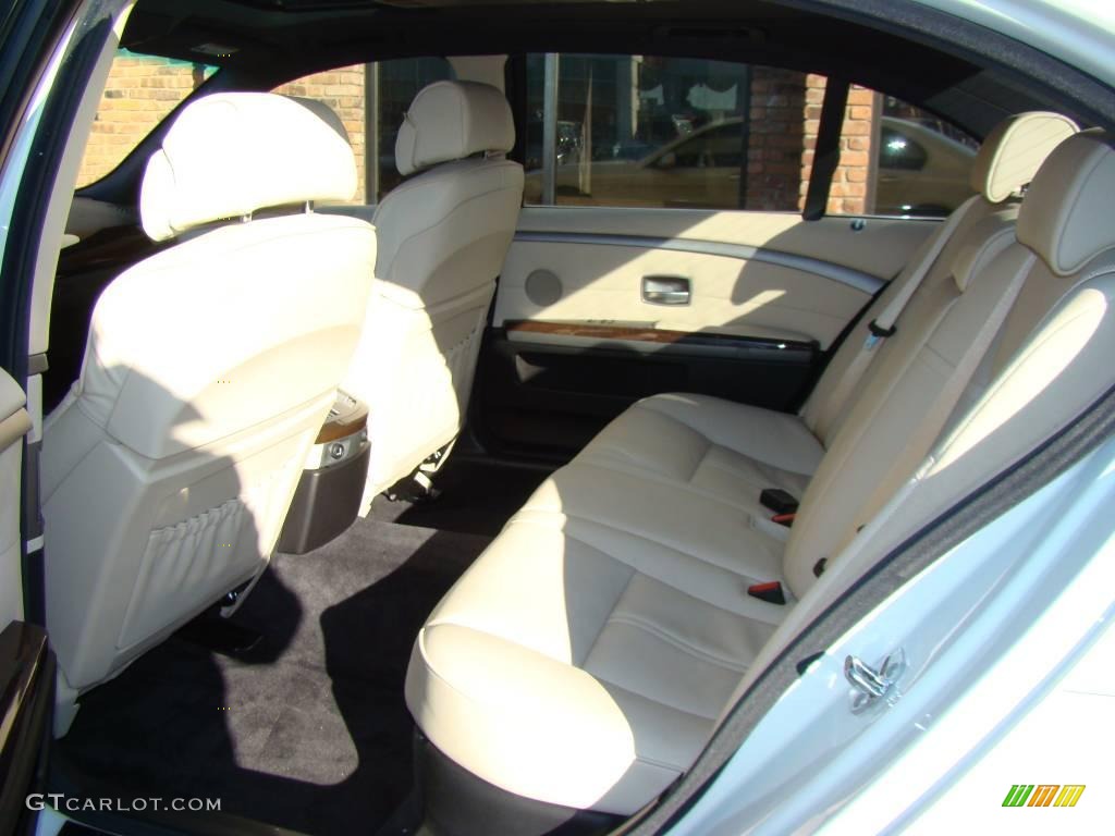 2007 7 Series 750Li Sedan - Alpine White / Cream Beige photo #11