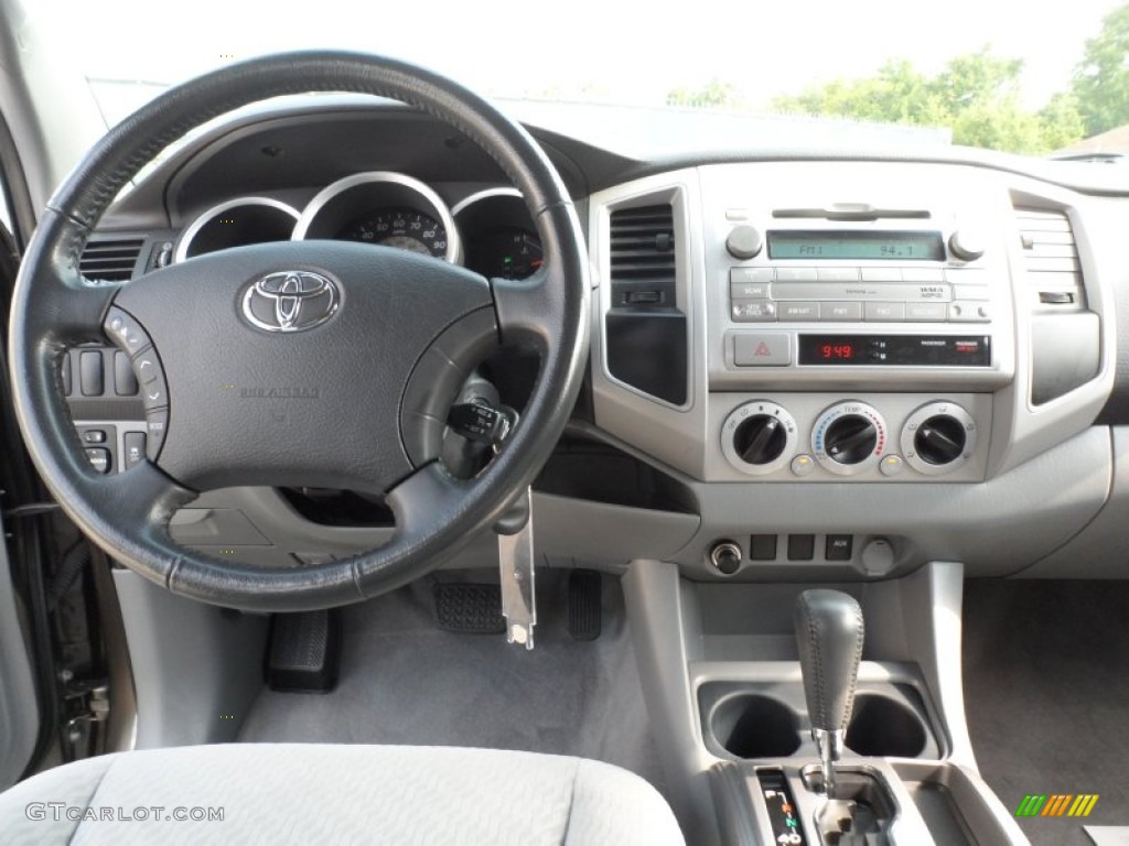 2010 Toyota Tacoma V6 PreRunner Double Cab Graphite Dashboard Photo #64972864