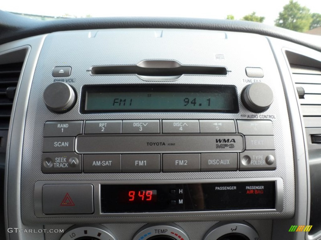 2010 Toyota Tacoma V6 PreRunner Double Cab Audio System Photo #64972870