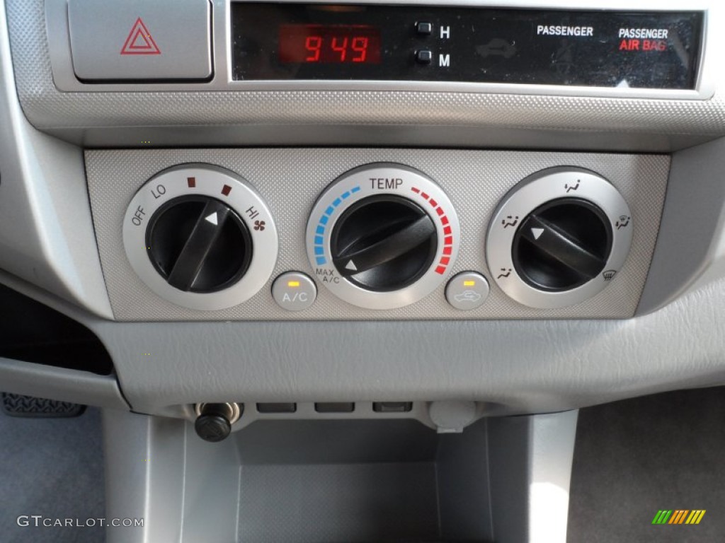 2010 Toyota Tacoma V6 PreRunner Double Cab Controls Photo #64972873