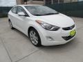 2013 Shimmering White Hyundai Elantra Limited  photo #1