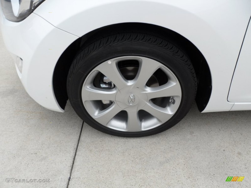 2013 Elantra Limited - Shimmering White / Beige photo #11