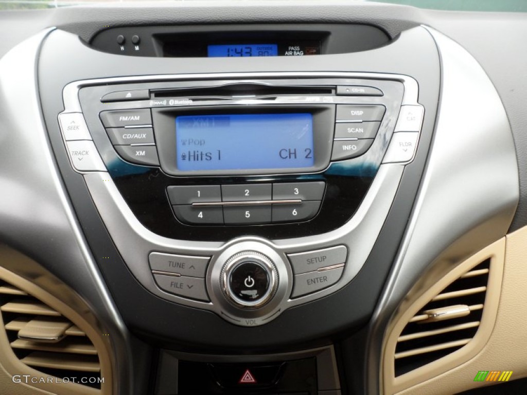 2013 Elantra Limited - Shimmering White / Beige photo #29