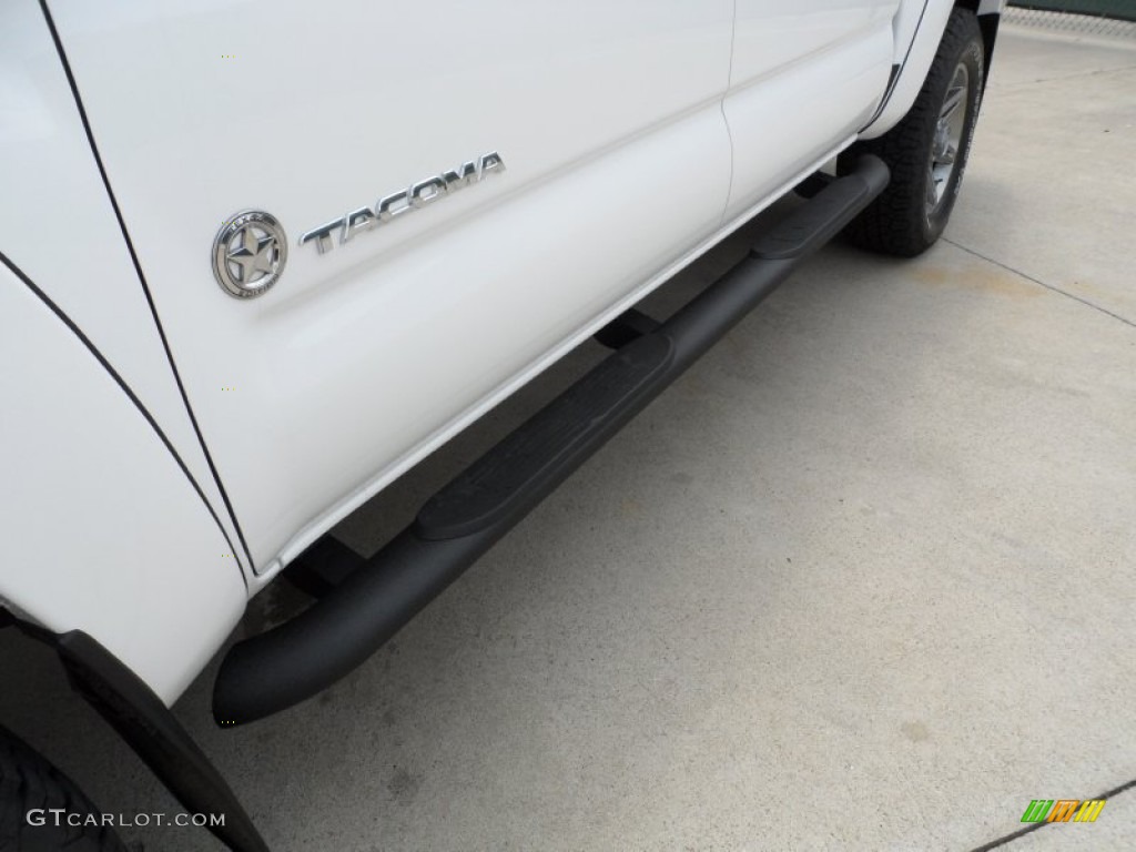 2012 Tacoma V6 Texas Edition Double Cab 4x4 - Super White / Graphite photo #12