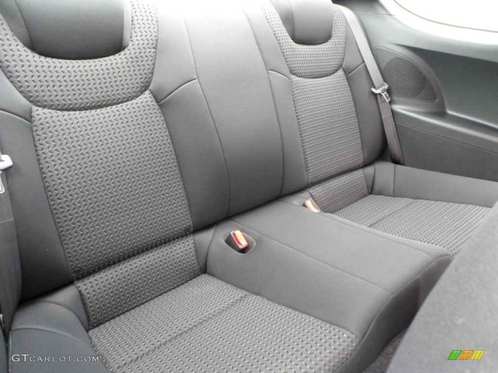 Black Cloth Interior 2012 Hyundai Genesis Coupe 2.0T Photo #64973797
