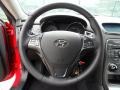 2012 Hyundai Genesis Coupe Black Cloth Interior Steering Wheel Photo